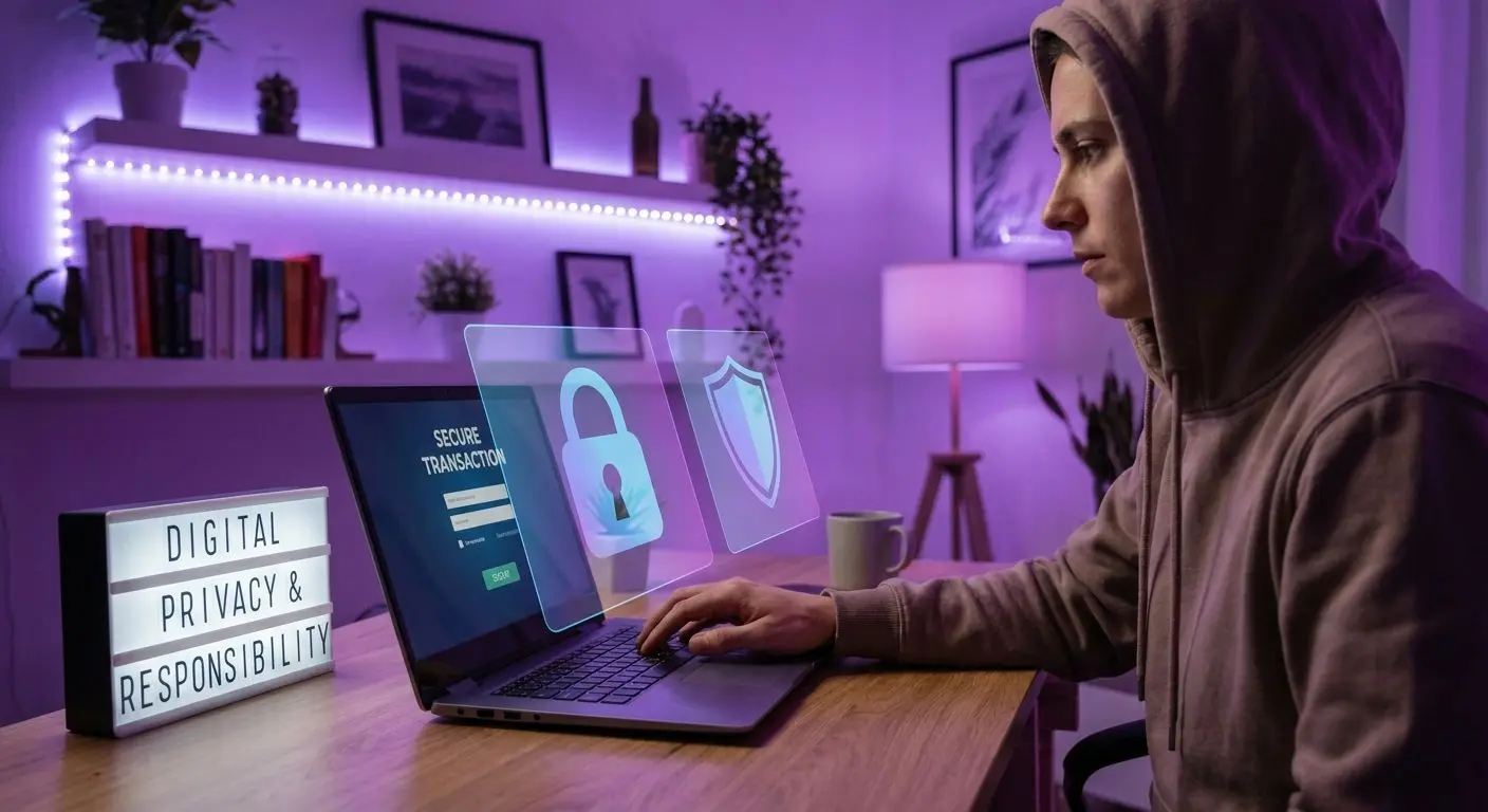 Secure online payment and responsible play visual