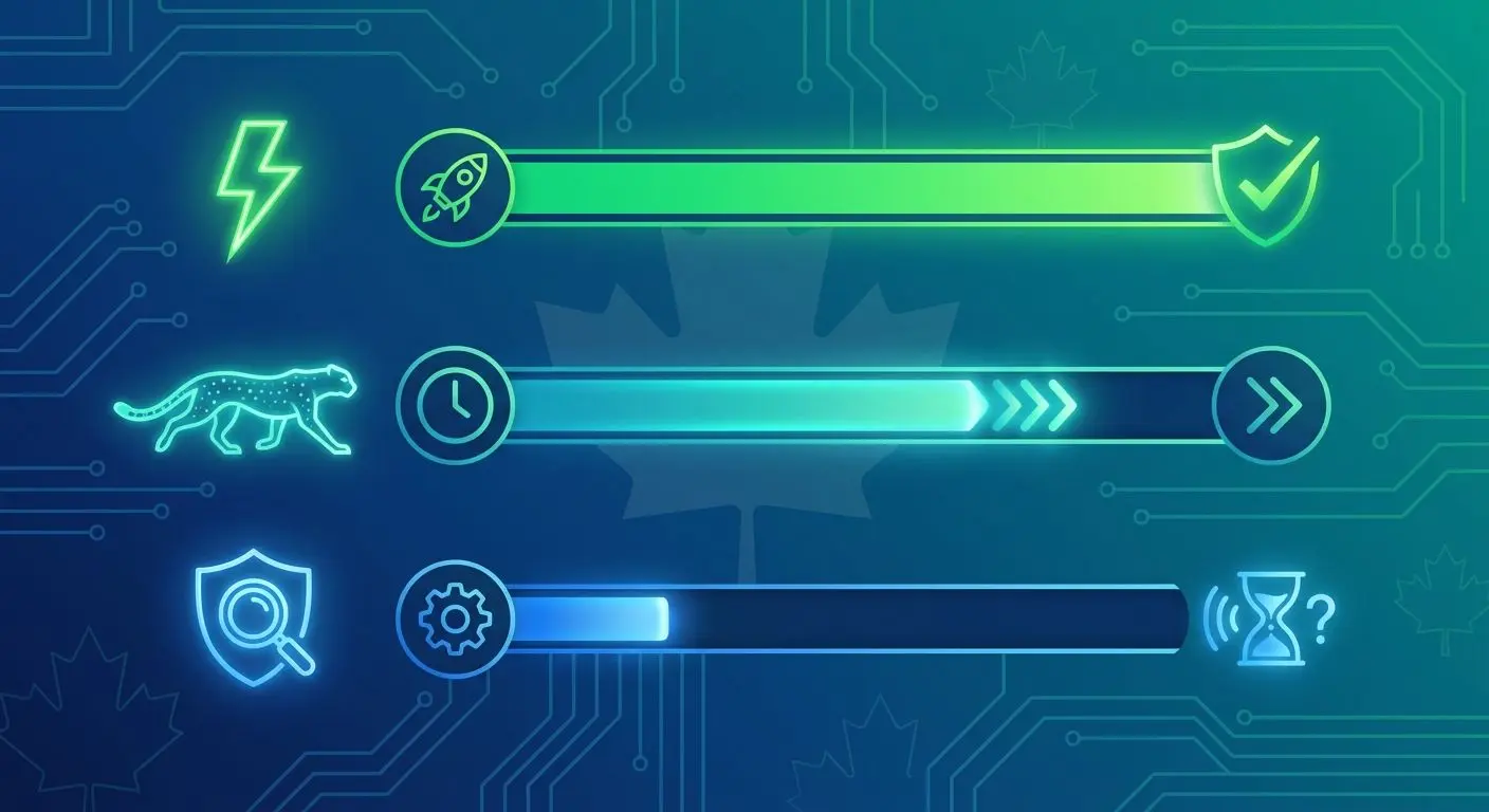 Transaction speed comparison visual for Neteller payments