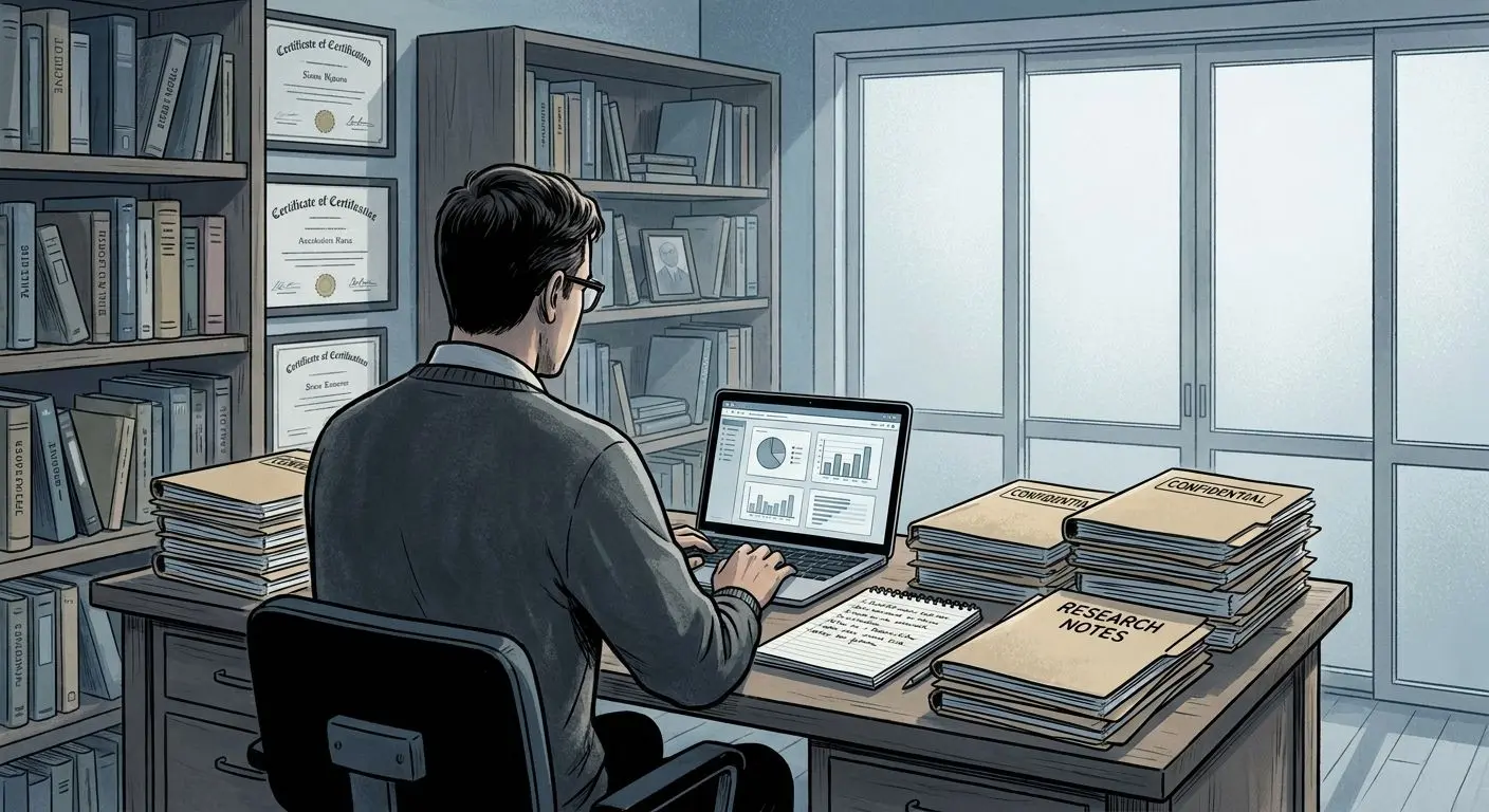 Fictional author and analyst working on privacy research